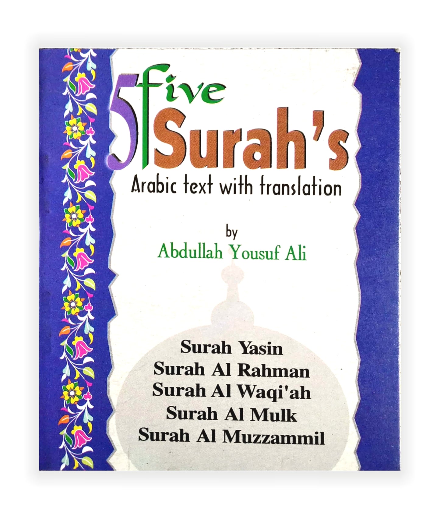 Five Surah’s (Colour) POCKET SIZE